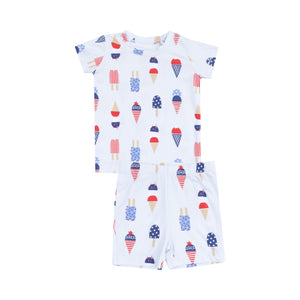 American Ice Cream Blue Loungewear Short Set