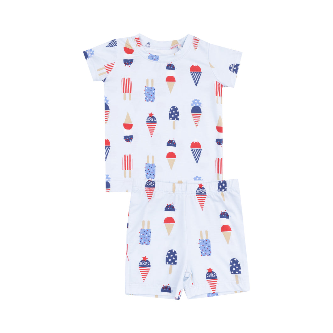 American Ice Cream Blue Loungewear Short Set