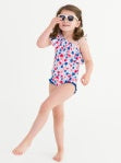 Load image into Gallery viewer, One Shoulder Ruffle One Piece Shimmer Star Spangled
