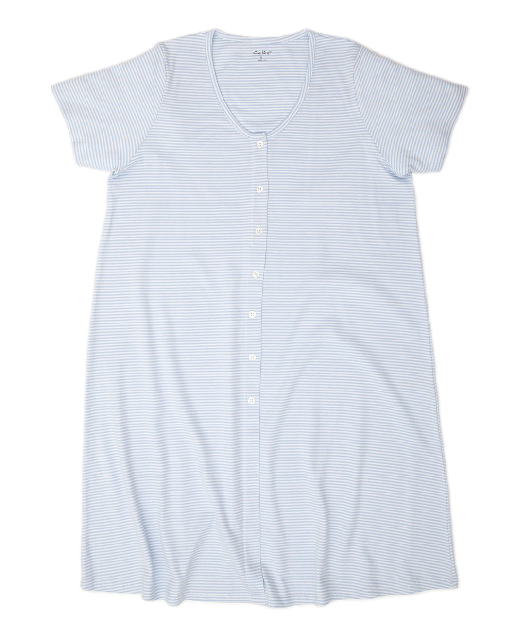 Simple Stripes Women's Nightgown - Blue