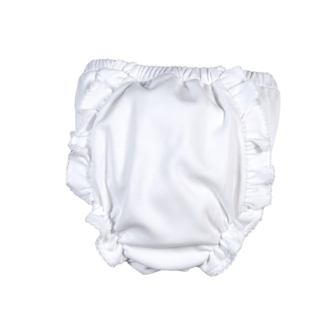 Pima Diaper Cover White