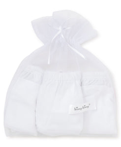Basics Diaper Cover Set - White