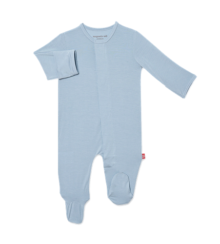 Cool Blue Solid Modal Magnetic Footie