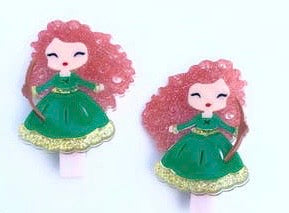 Lilies and Roses Princess Clips
